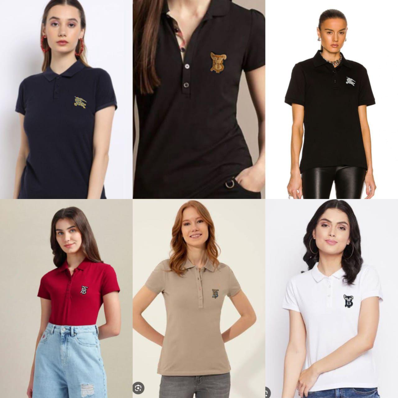 Women's Burberry Polo T-shirts - TheGooBuy