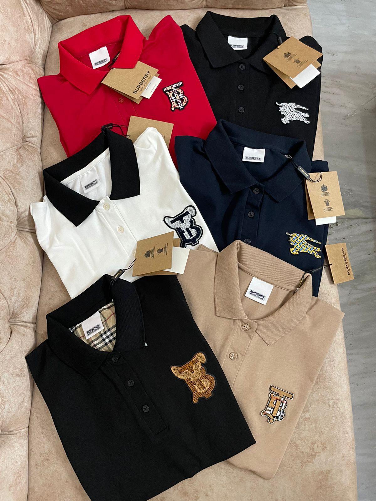 Women's Burberry Polo T-shirts - TheGooBuy