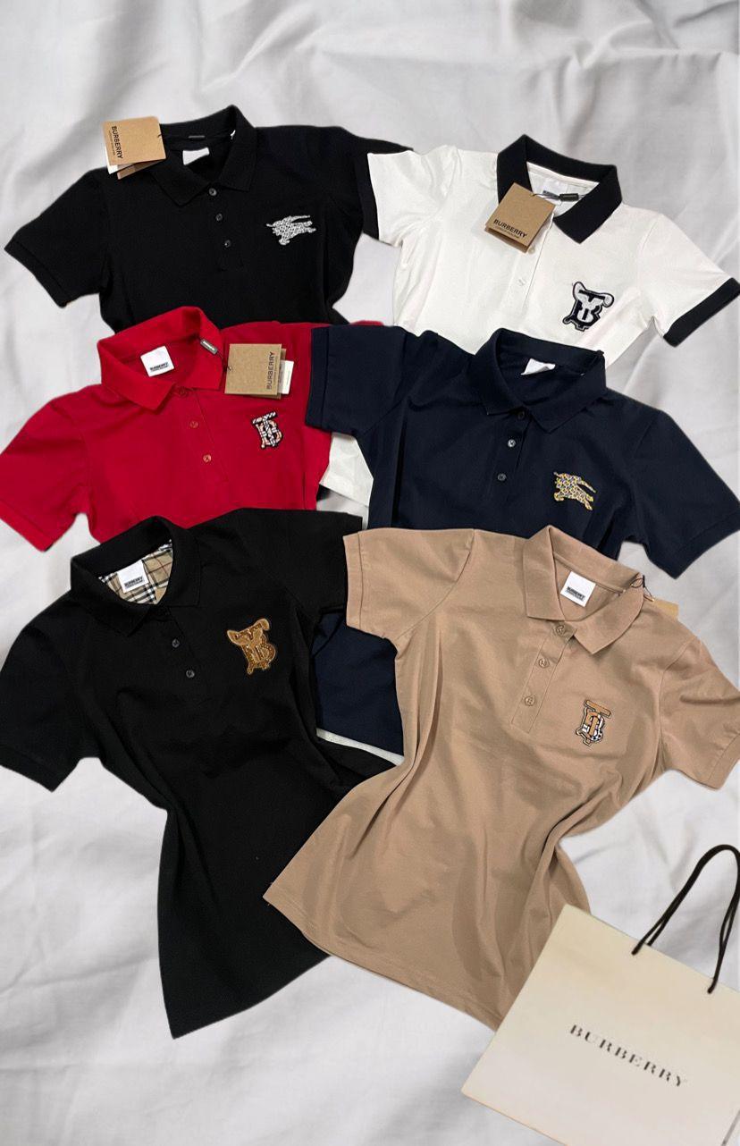 Women's Burberry Polo T-shirts - TheGooBuy