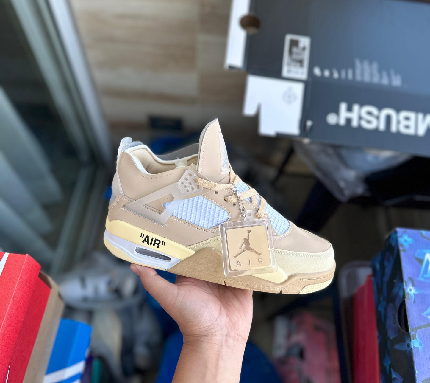 Jordan 4 Retro Off-White Sail (W)™ - TheGooBuy