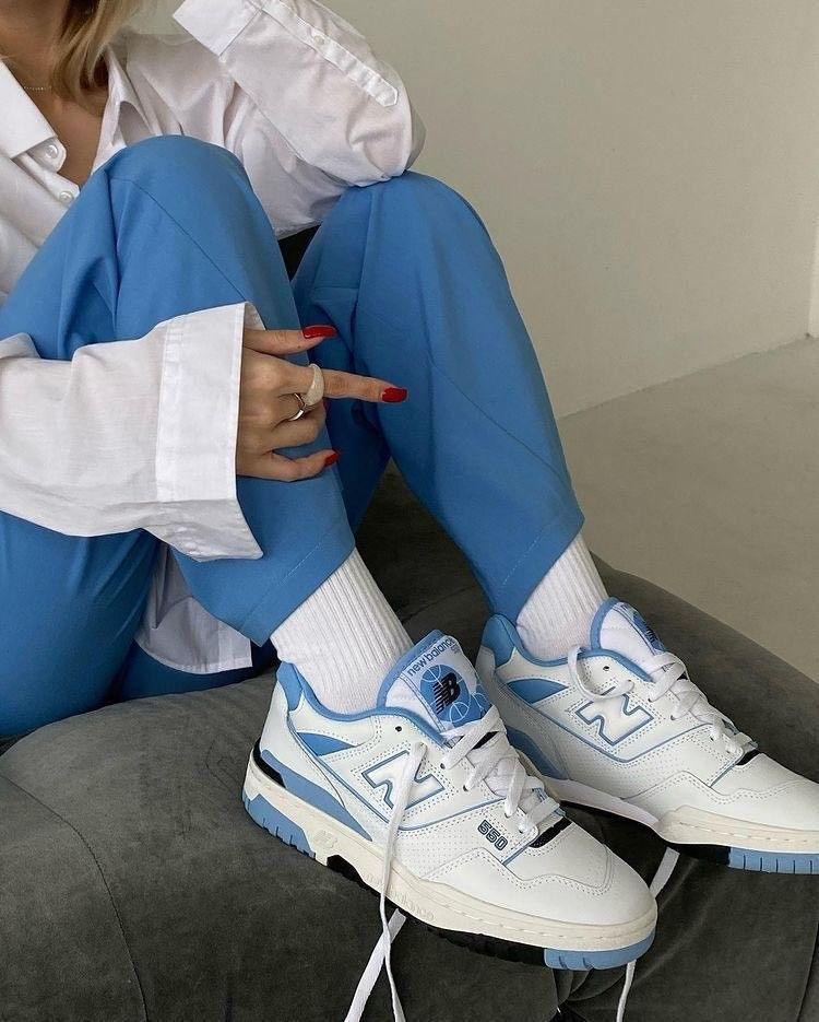 New Balance 550 'White University Blue / UNC ' - TheGooBuy