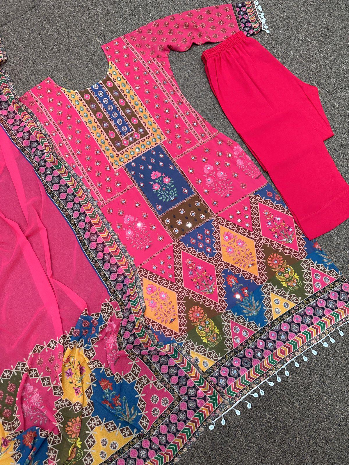 Tara 4 Afsana Cotton Readymade Pant Style Suits - TheGooBuy