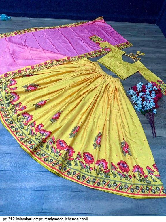 Kalamkari Lehenga Cholis - Buy Kalamkari Lehenga Cholis ... - TheGooBuy