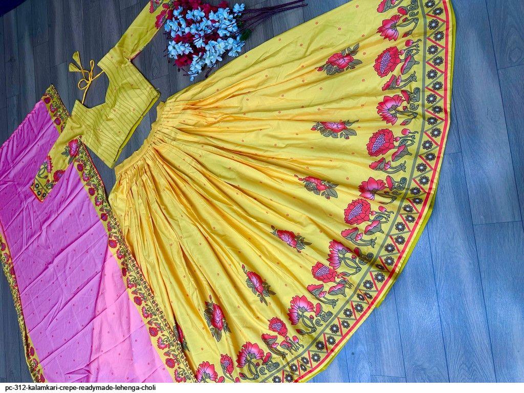 Kalamkari Lehenga Cholis - Buy Kalamkari Lehenga Cholis ... - TheGooBuy