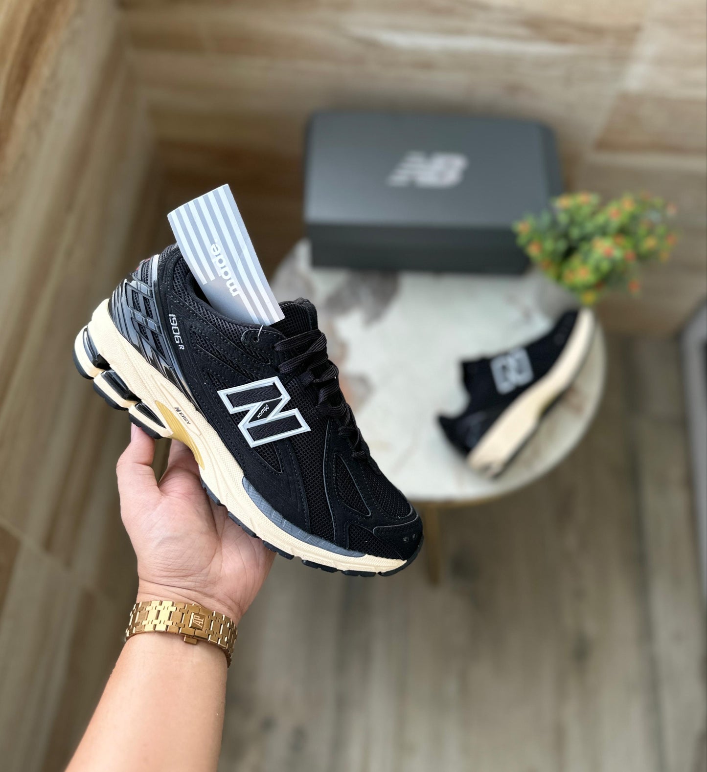 New Balance 1906R "Black/Cream" sneakers