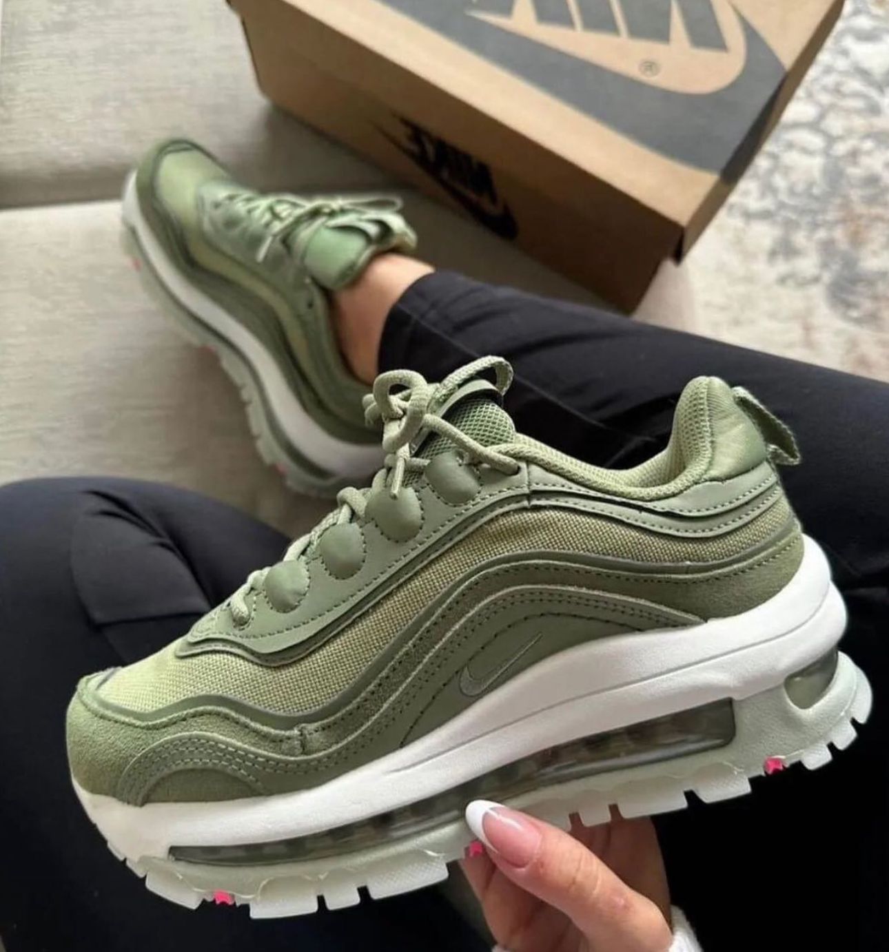 Nike Air Max 97 Futura Olive (GS) – Premium Grade School Sneakers