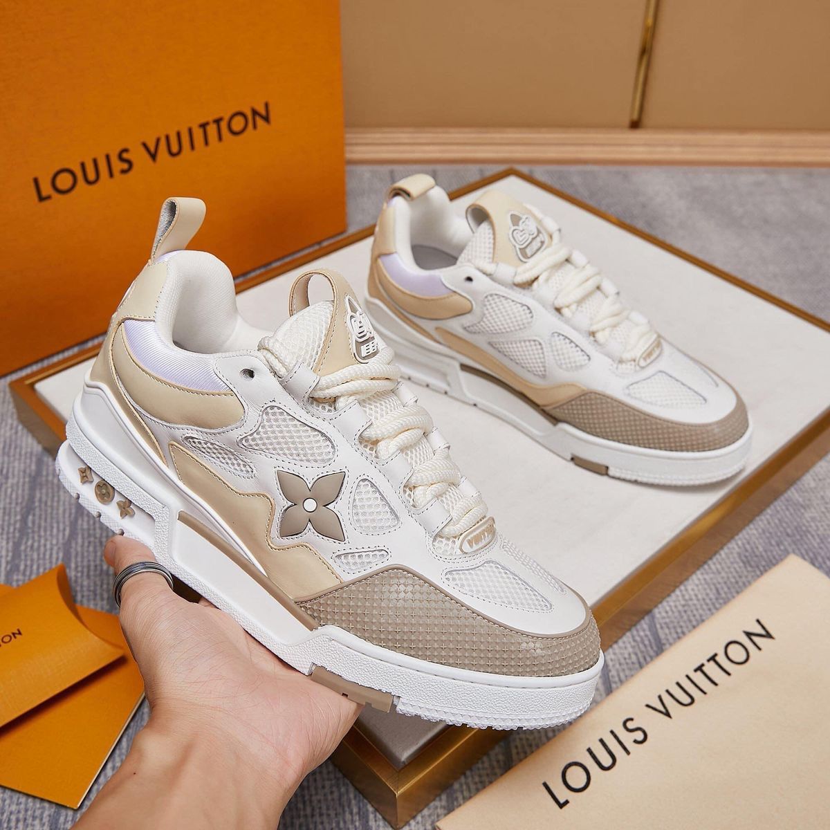 LV Trainer Shoes – Premium Luxury Sneakers for Style & Comfort