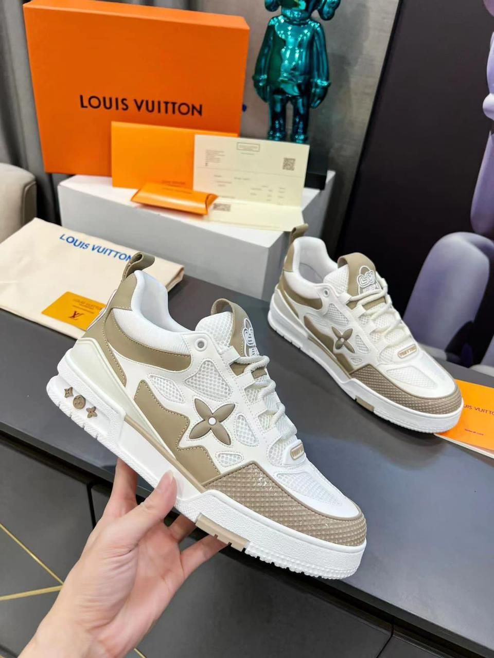 LV Trainer Shoes – Premium Luxury Sneakers for Style & Comfort