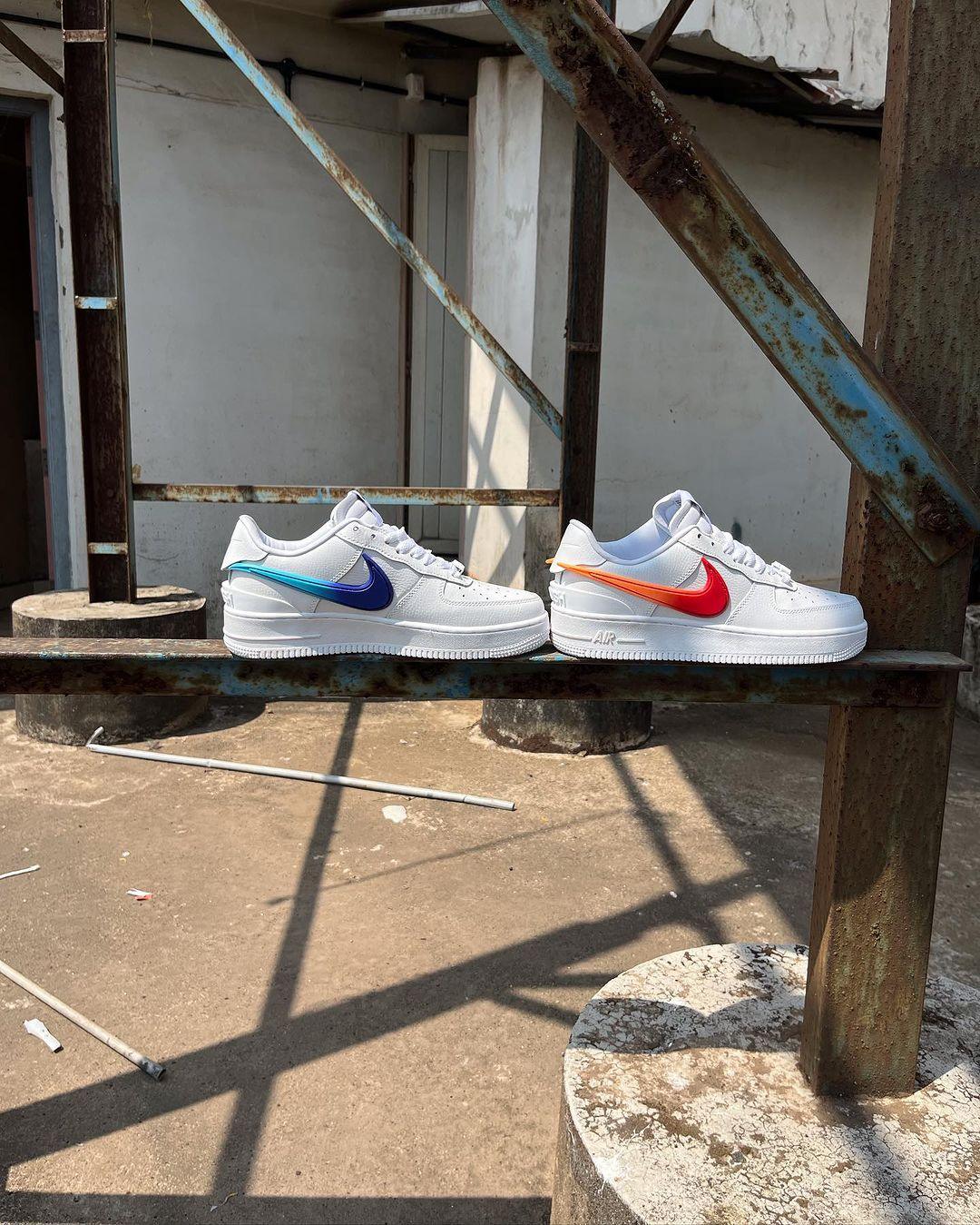 AIRFORCE 1x AMBUSH WHITE BLUE ORANGE™ - TheGooBuy