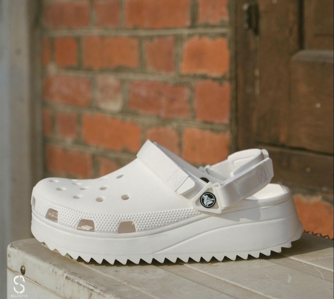 Classic Hiker White Unisex Crocs - TheGooBuy