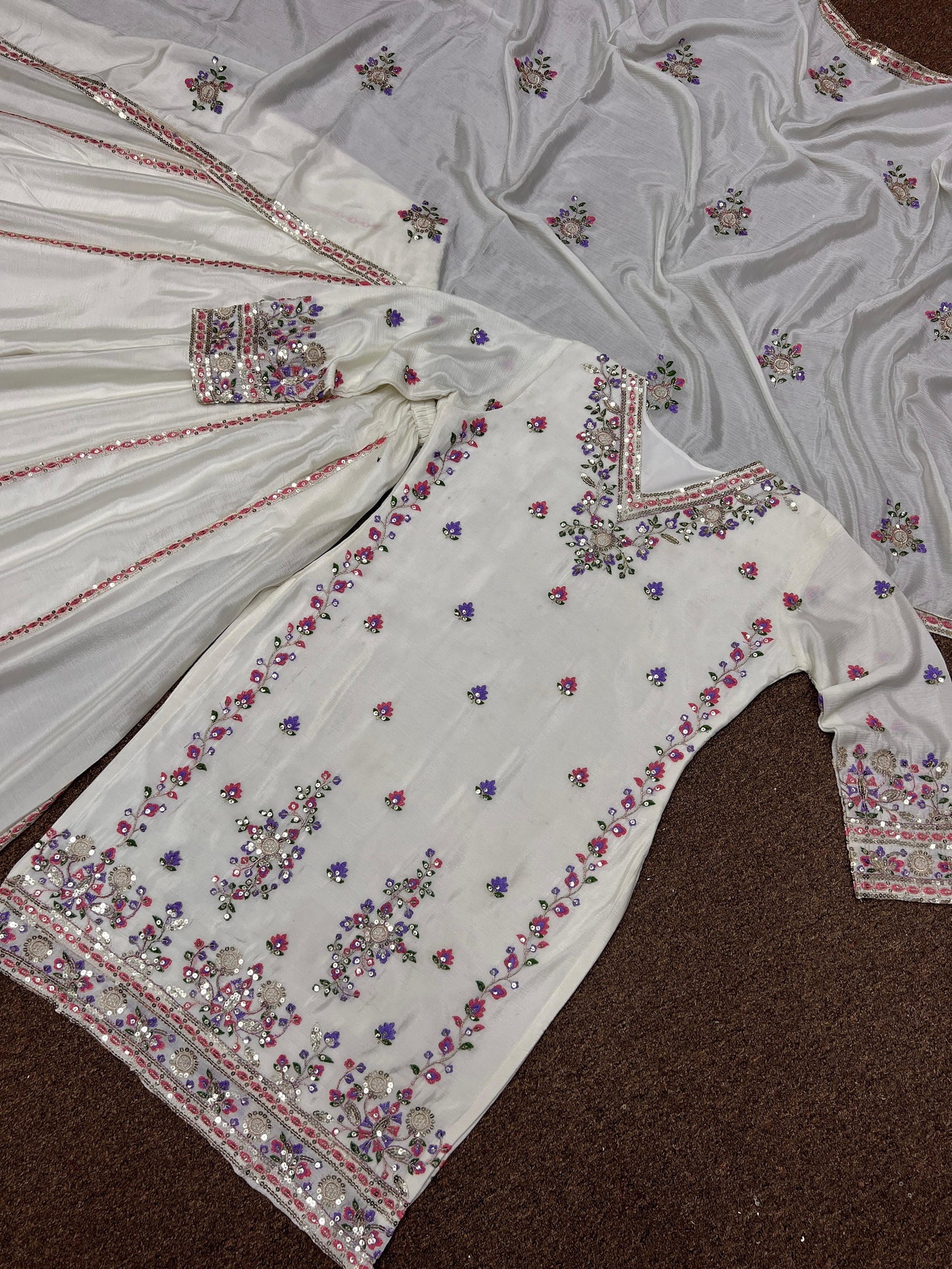 Heavy Sharara Suit For Wedding Party 2024