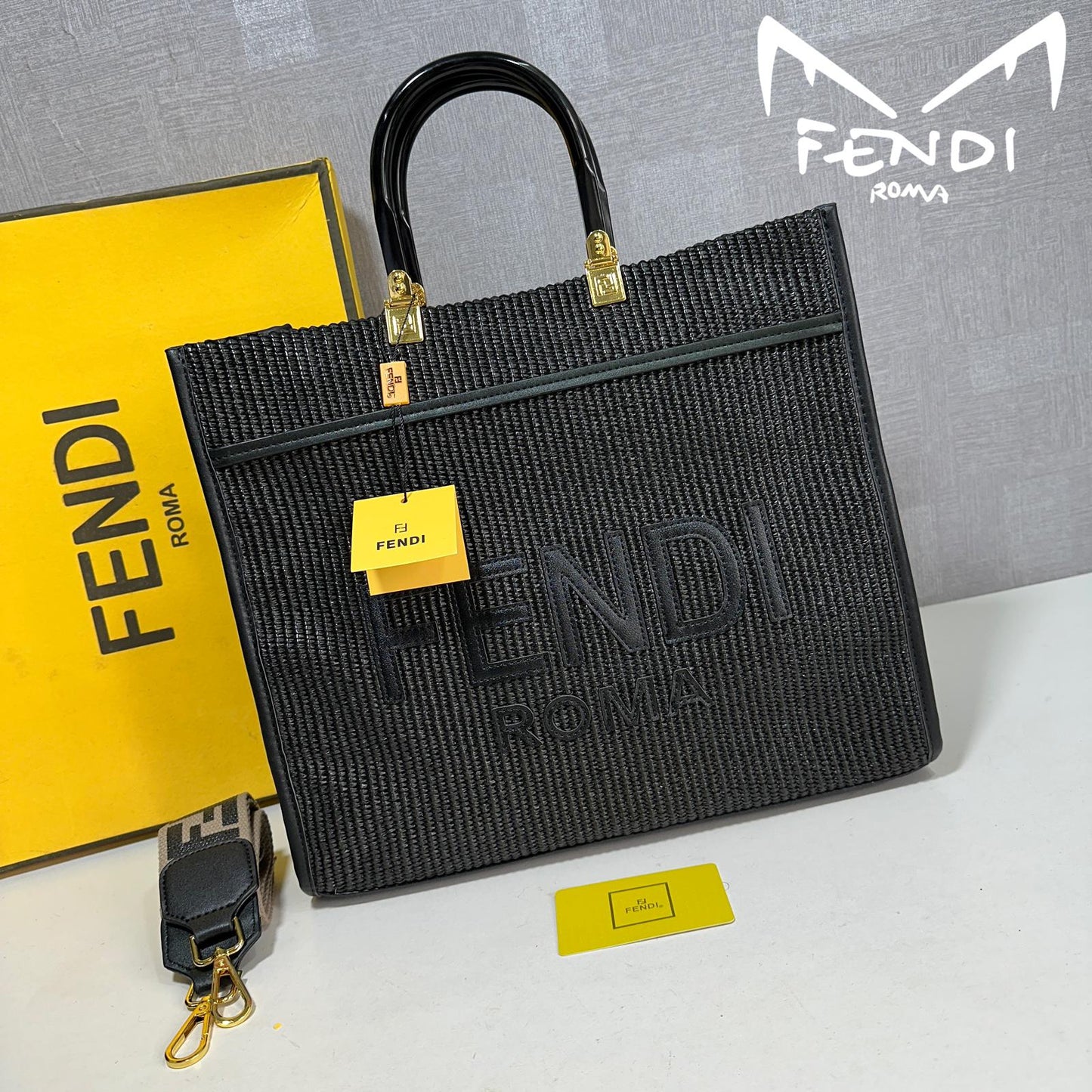 Fendi Large Sunshine Tote Bag –