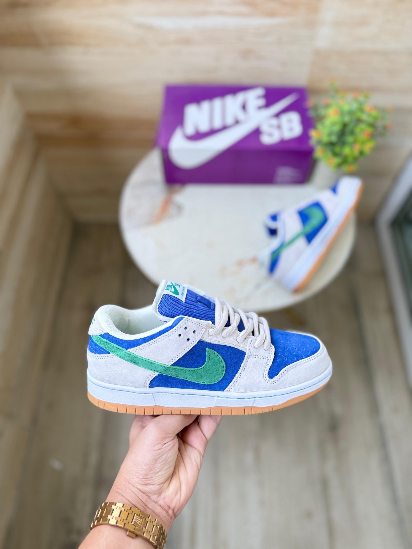 Nike SB Dunk Phantom Hyper Royal Malachite