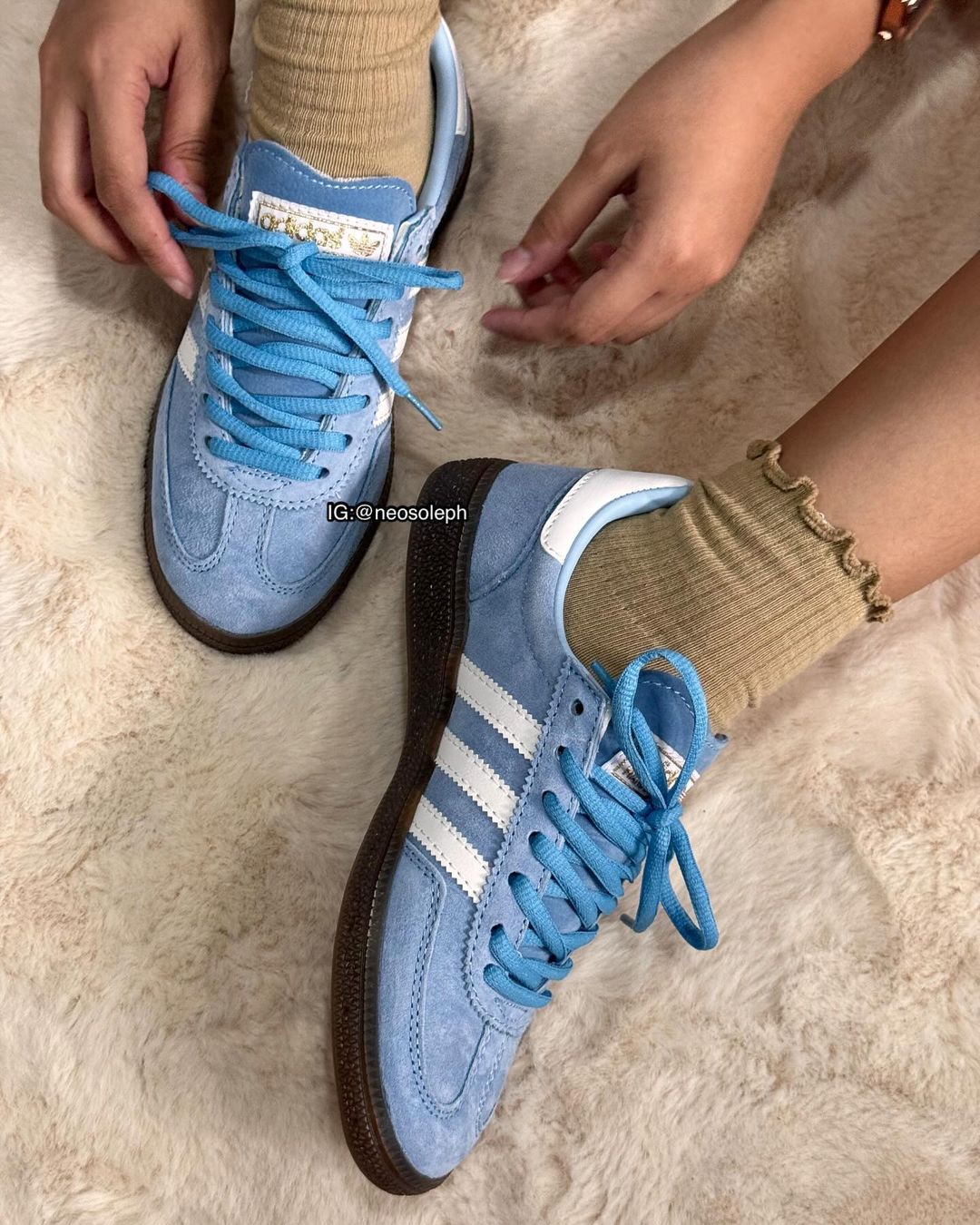 Adidas Originals Handball Spezial Sky for Girls