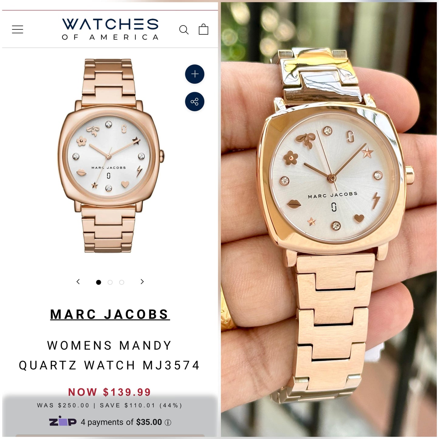 Marc Jacobs Women's Mandy Watch: Playful Elegance