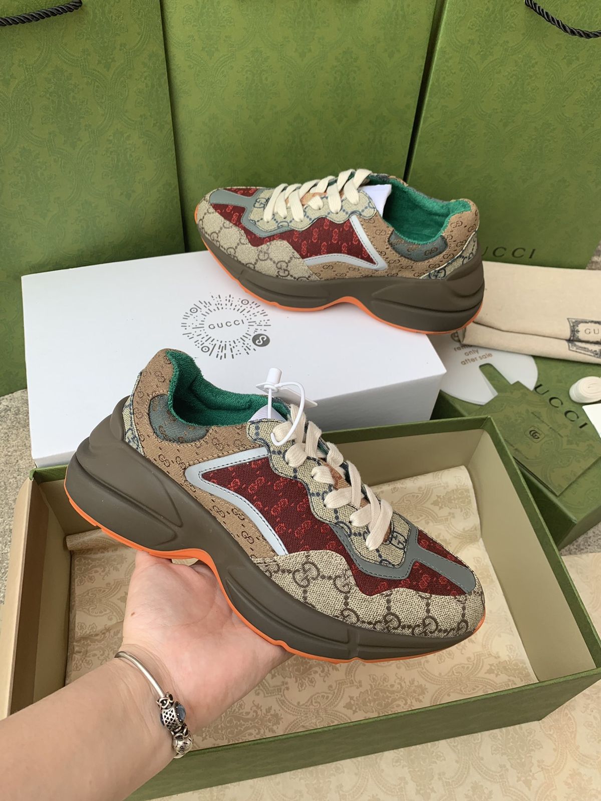 GUCCI RHYTON TRAINERS