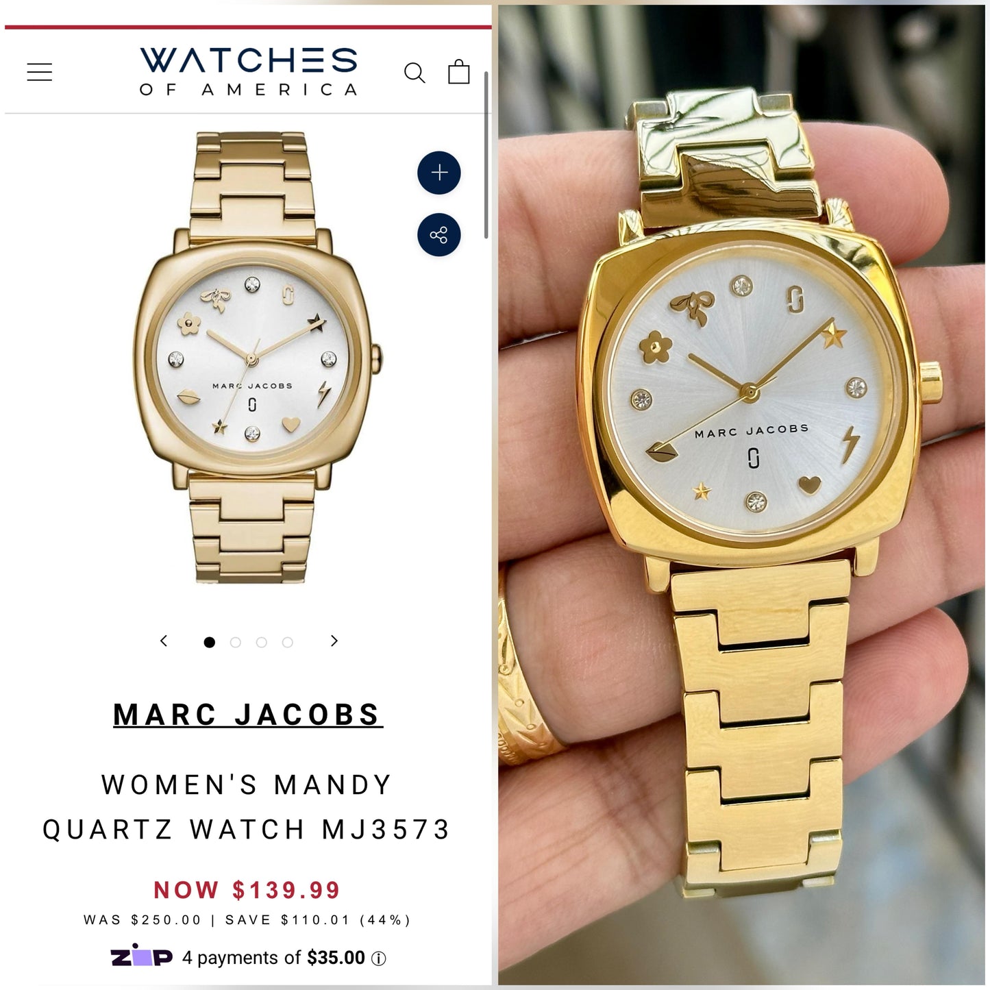 Marc Jacobs Mandy Watch – Premium Women’s Timepiece