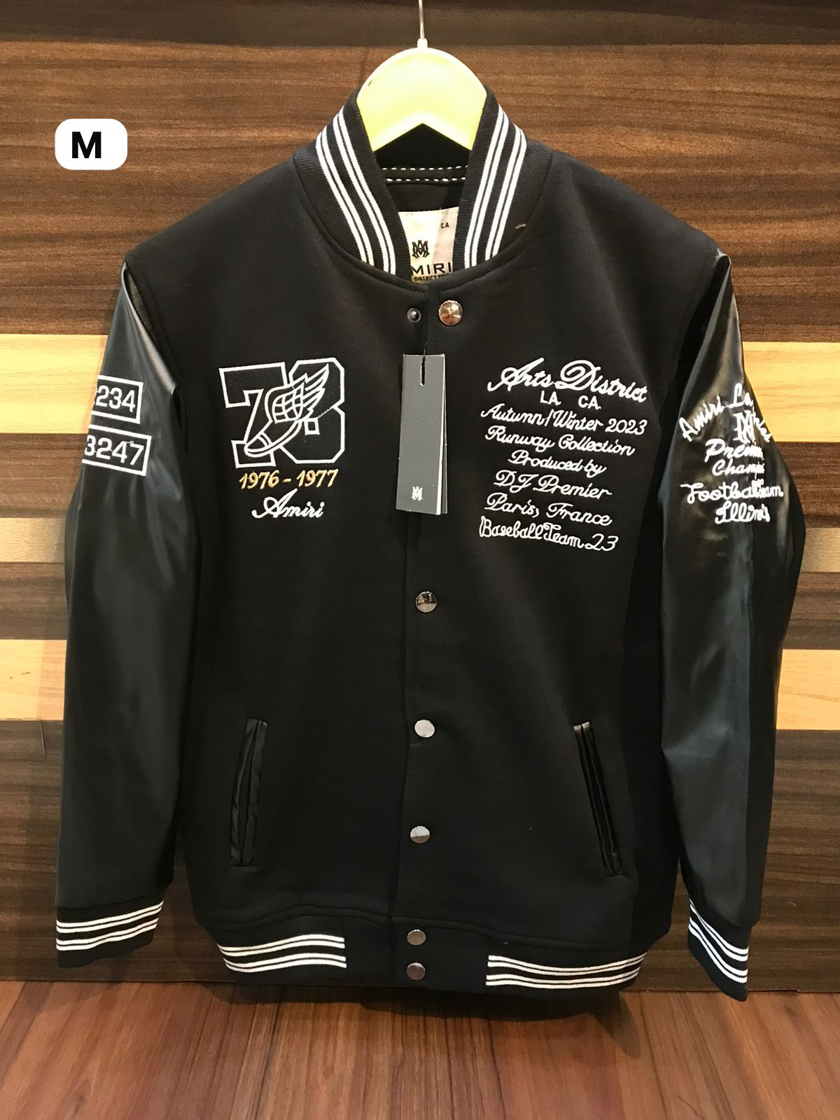 H&M, Amira, and Louis Vuitton Premium Imported Varsity Jacket –