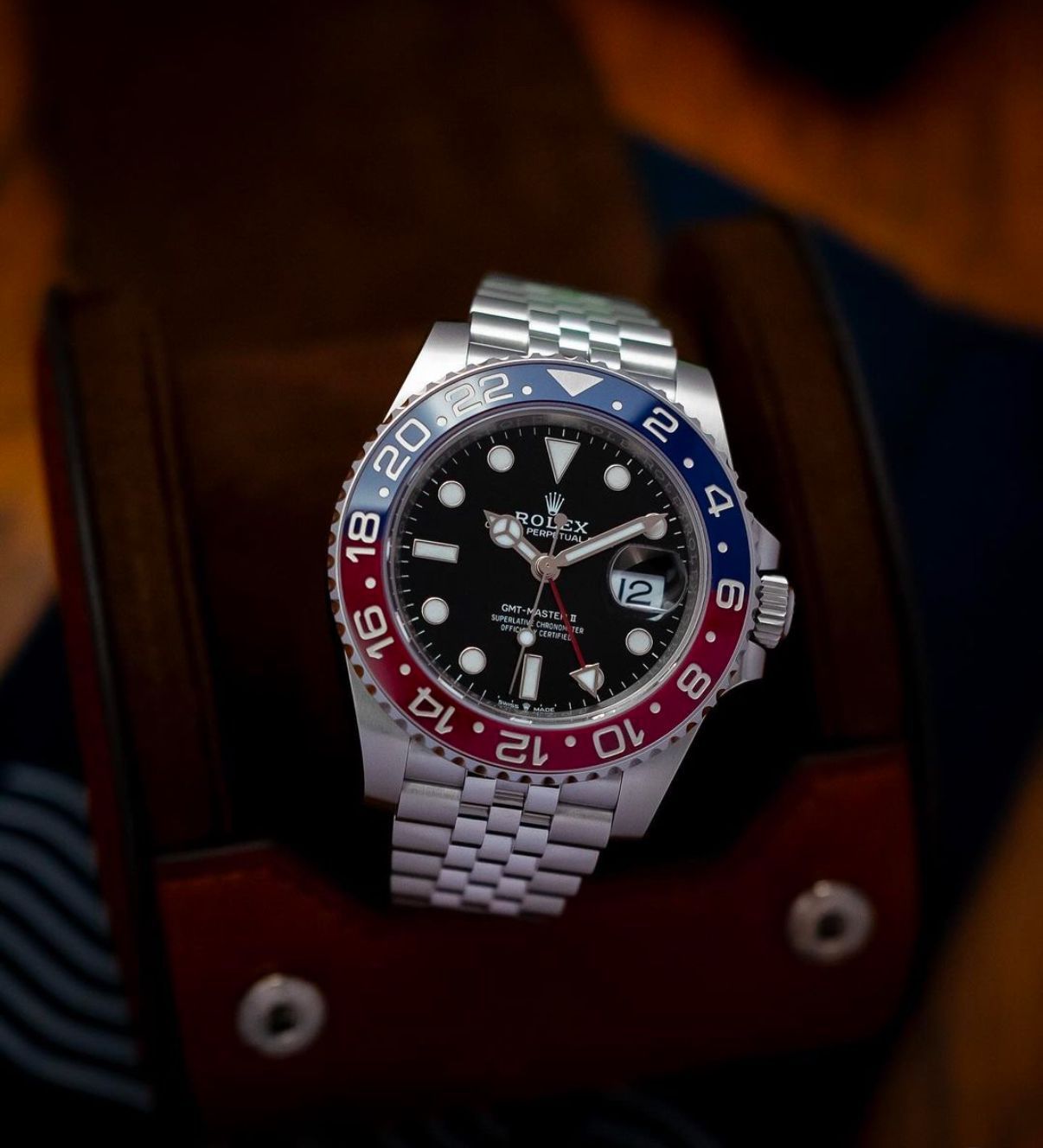 Rolex GMT Master II with Pepsi Bezel –