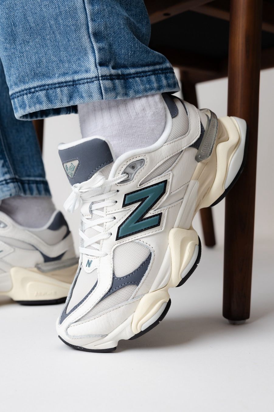 New Balance 9060 White Silver – Premium Showroom Quality Sneakers