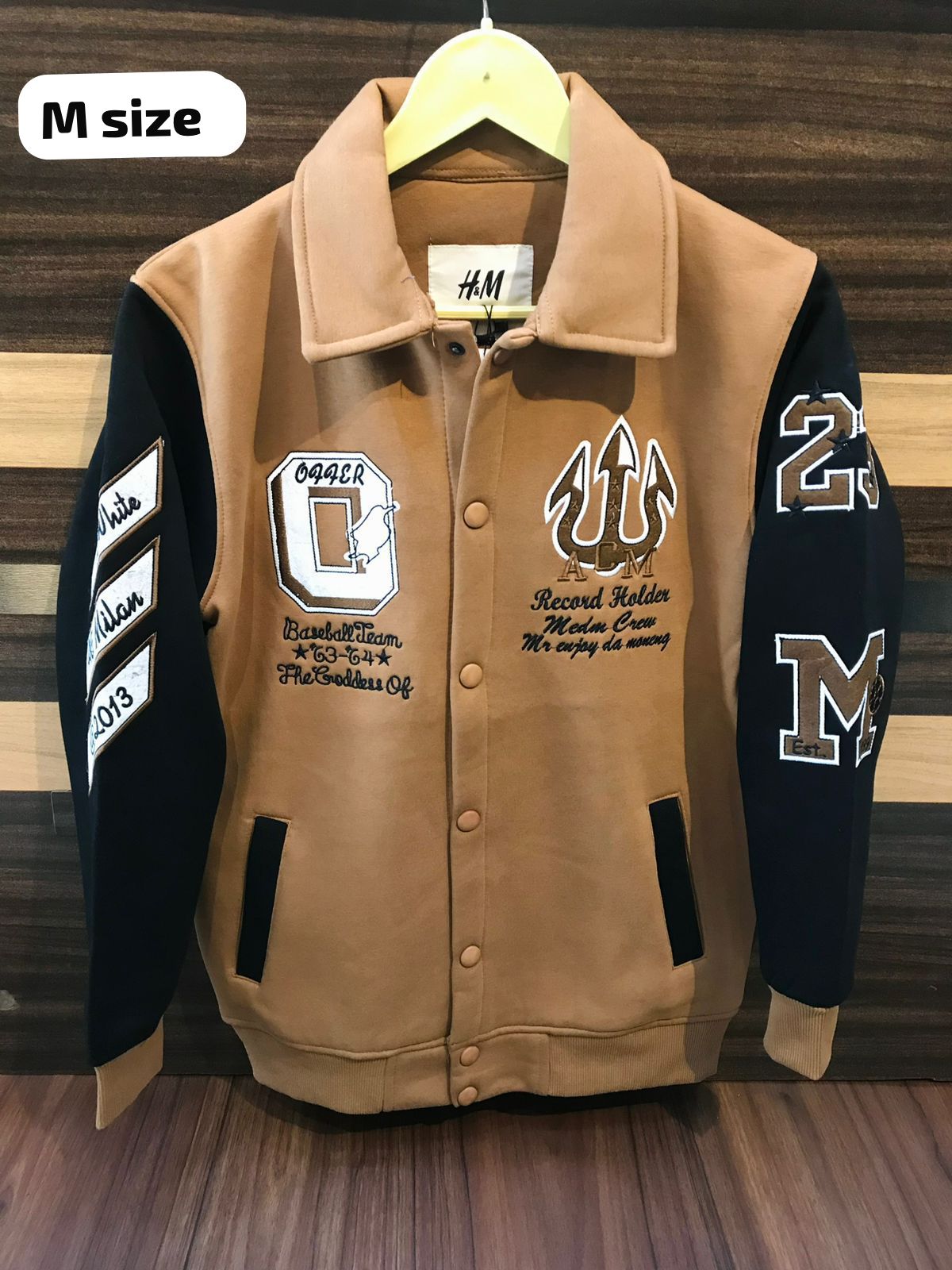 H&M, Amira, and Louis Vuitton Premium Imported Varsity Jacket –