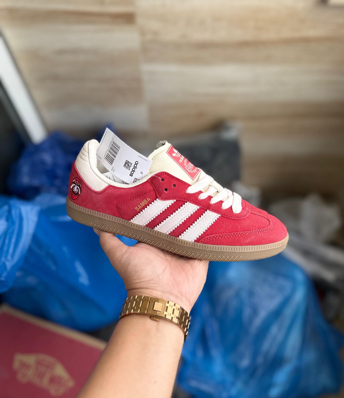 Adidas Originals Samba "Better Scarlet Off White" | Iconic Leather Sneakers