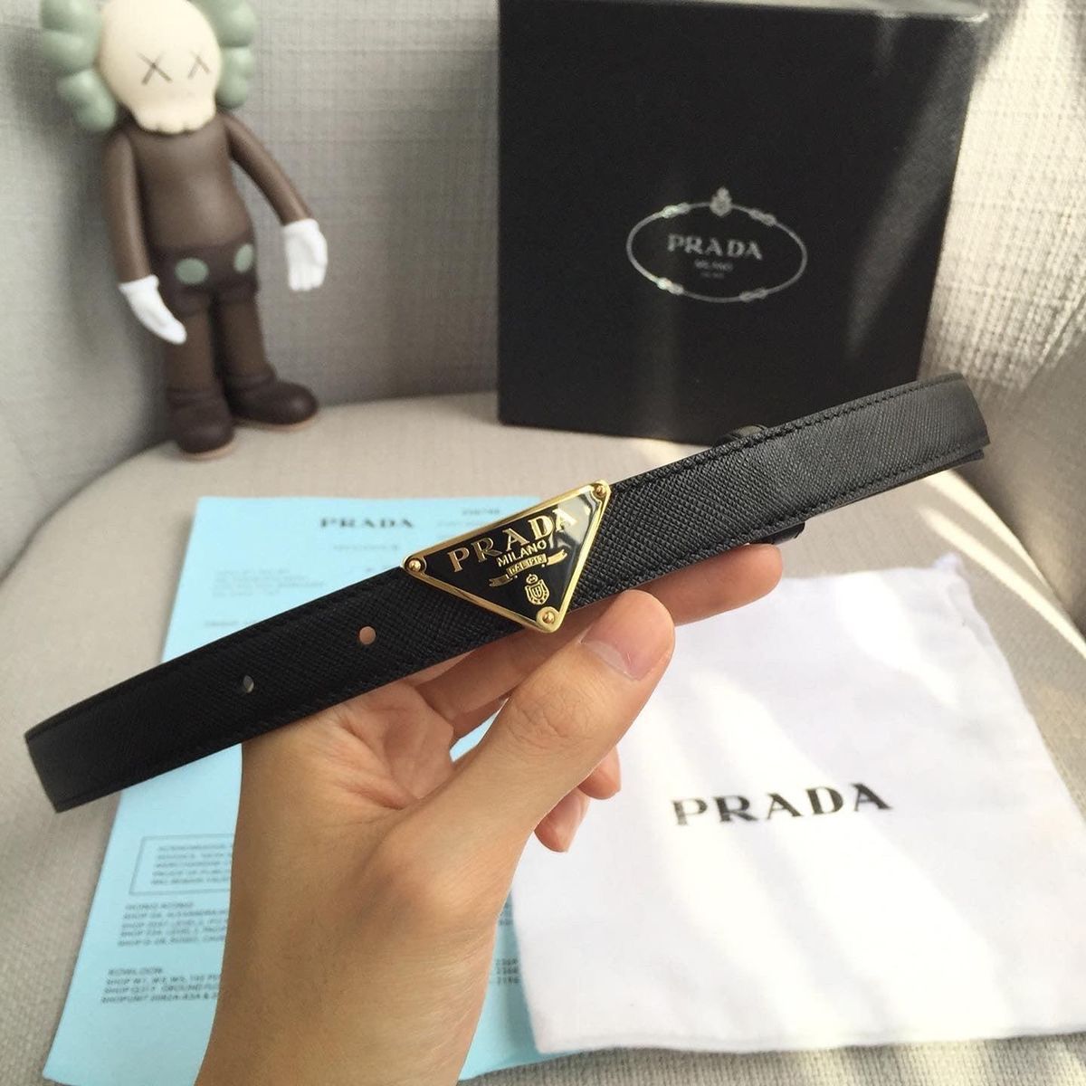 Prada Premium Leather Belt