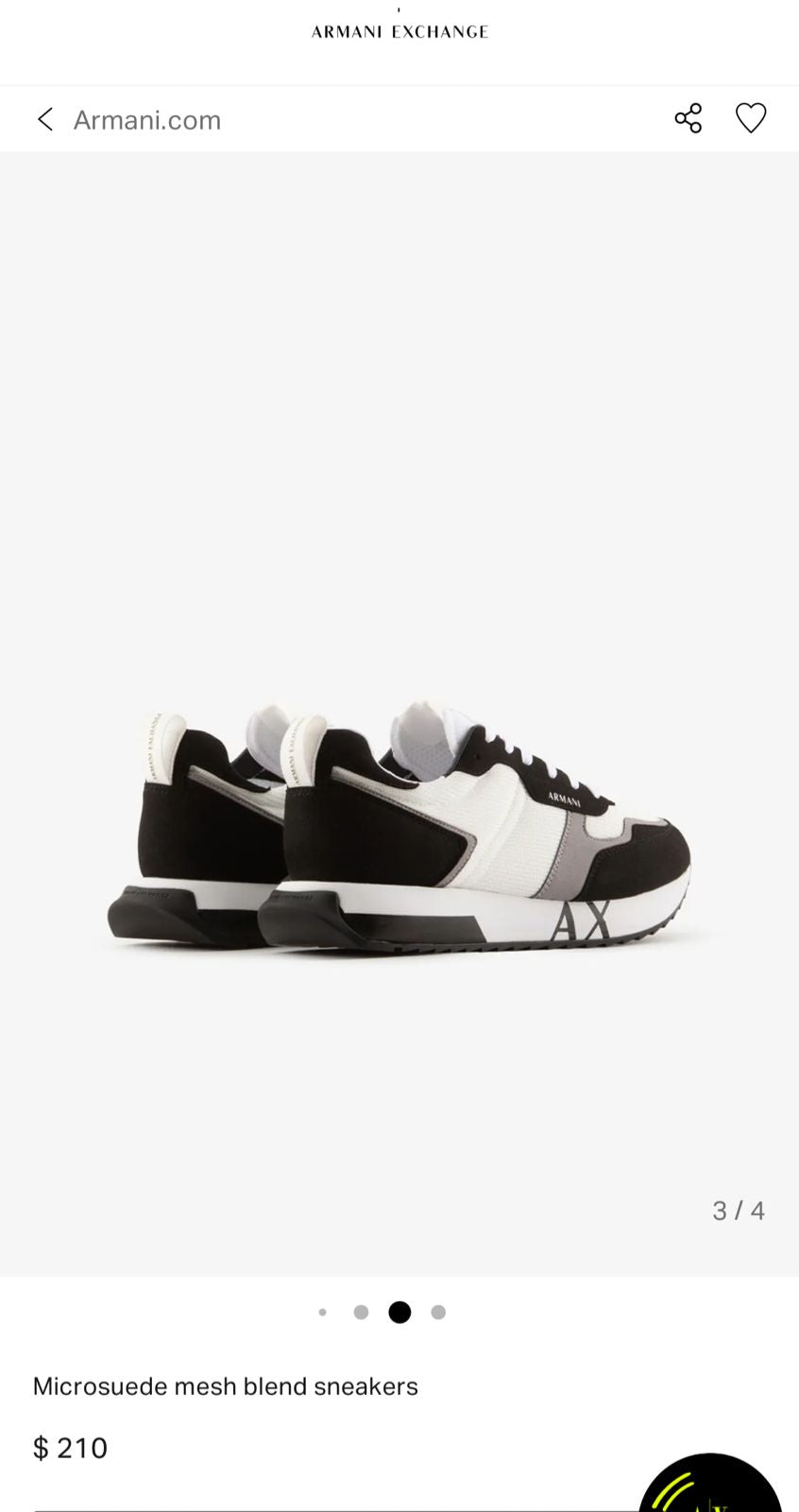 EMPORIO ARMANI SNEAKERS