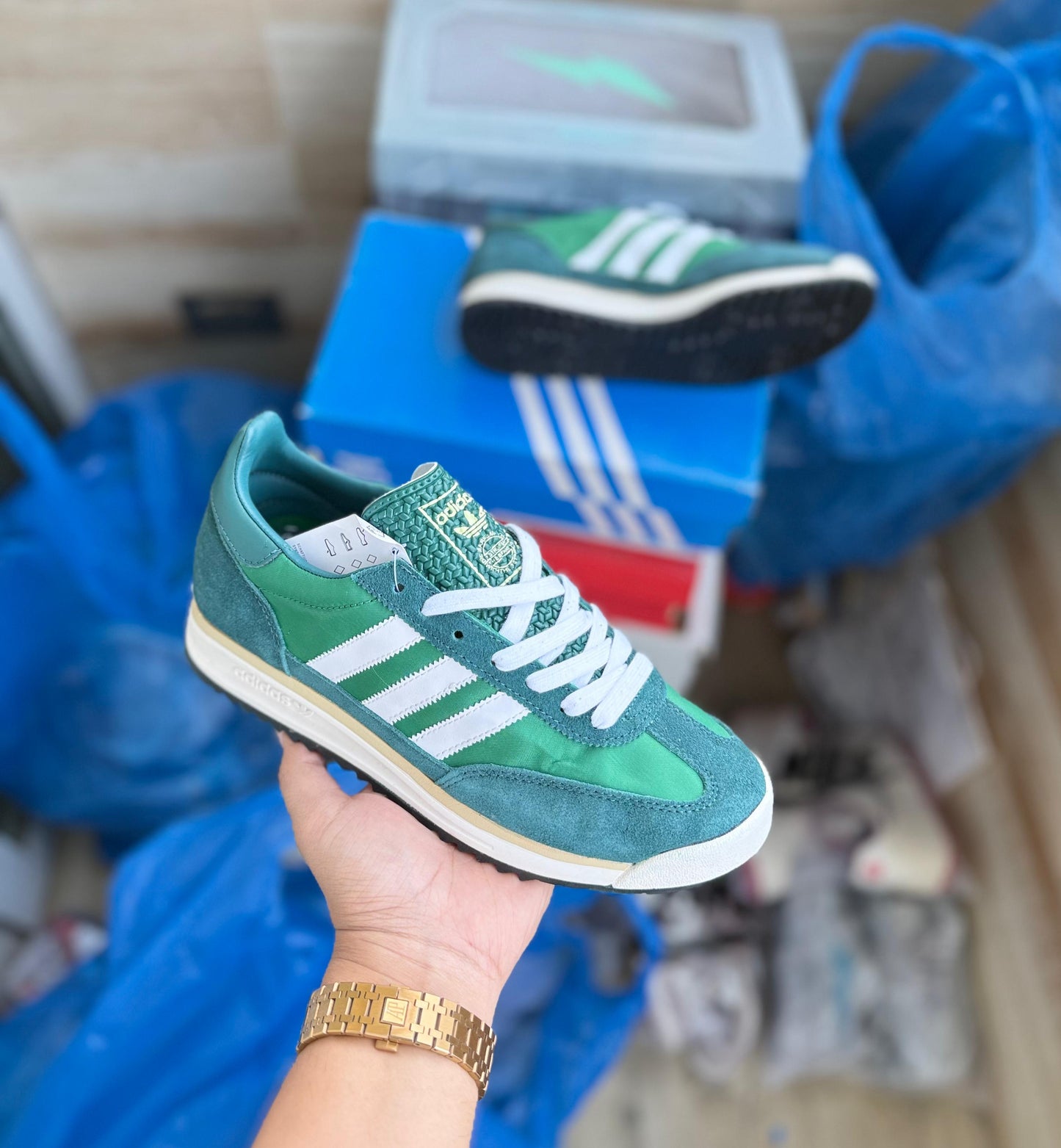 First Time in India: Adidas Originals SL 72 Preloved Green