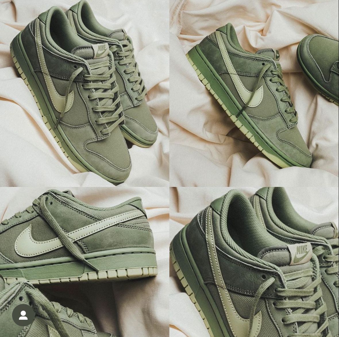 Nike Sb Dunk oil green oil aura