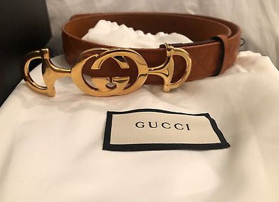 gucci slim leather belt with gold double g buckle