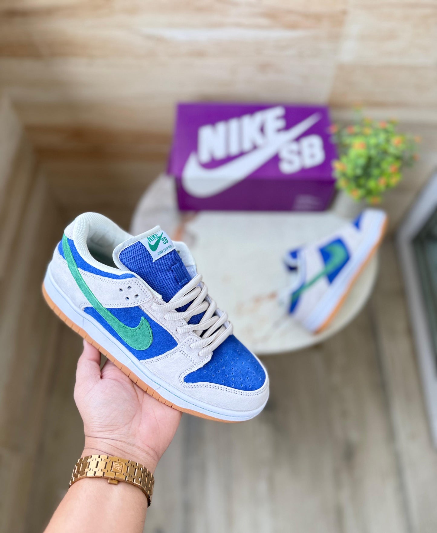 Nike SB Dunk Phantom Hyper Royal Malachite