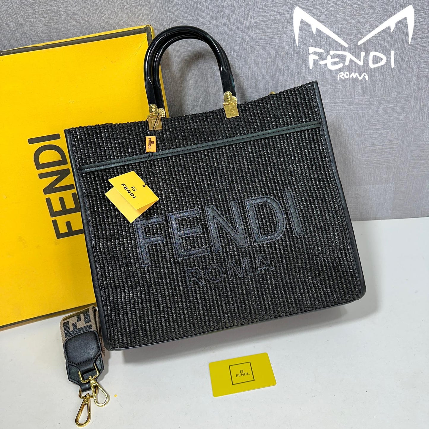 Fendi Large Sunshine Tote Bag –