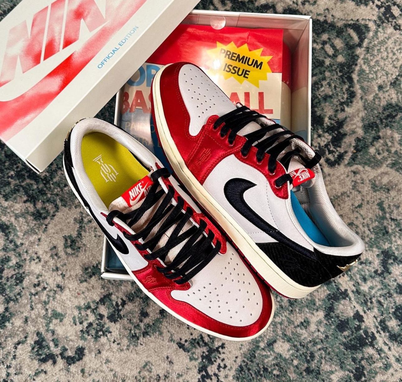 Nike Air Jordan 1 Low OG x Trophy Room – Sail & Varsity