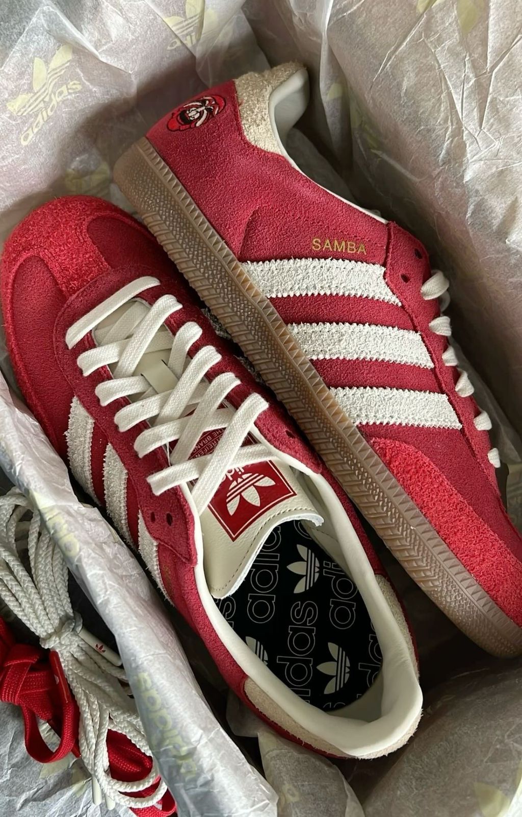 Adidas Originals Samba "Better Scarlet Off White" | Iconic Leather Sneakers