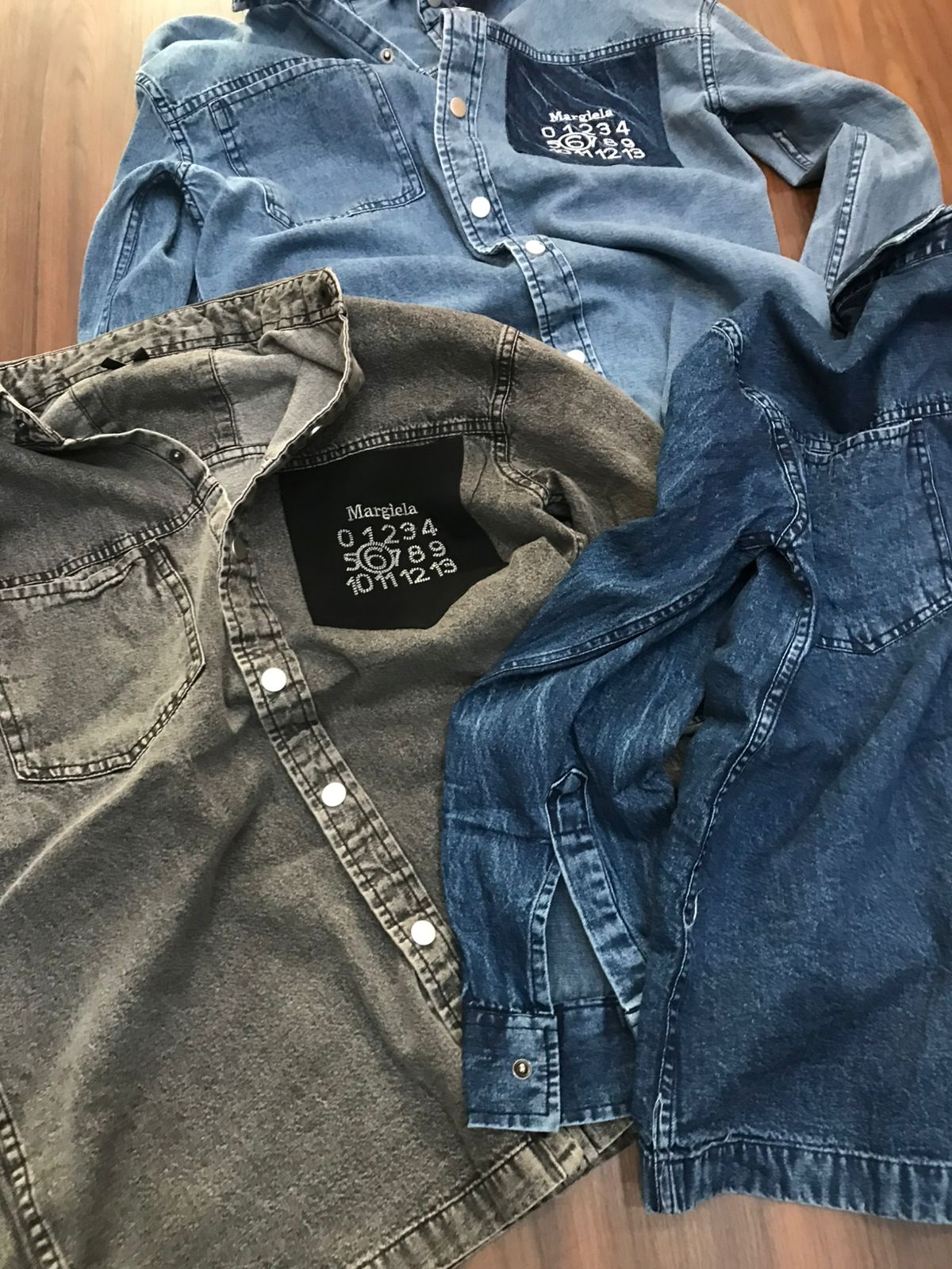 H&M Premium Denim Shirt Stretchable Jacket Style -