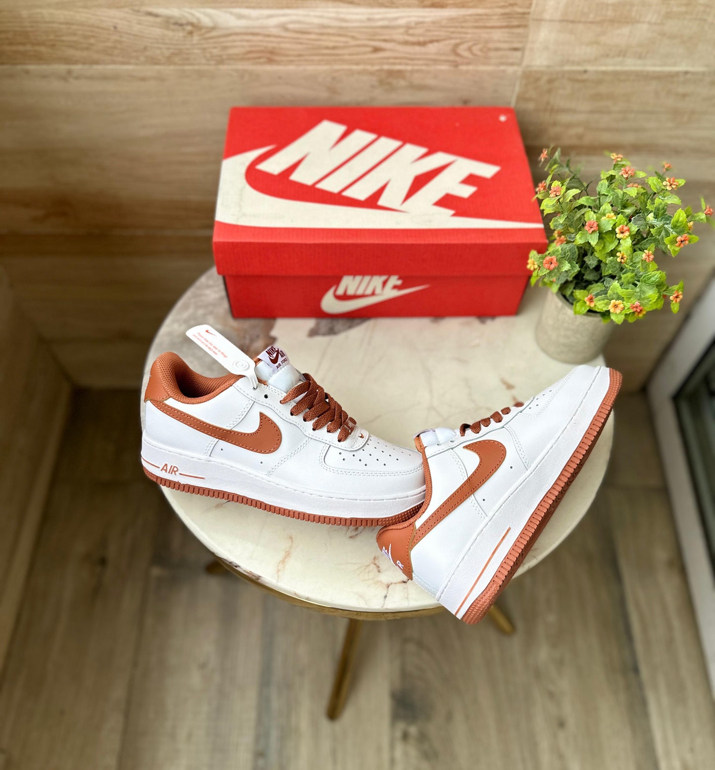 Unisex Nike Air Force One Pecan Sneakers –