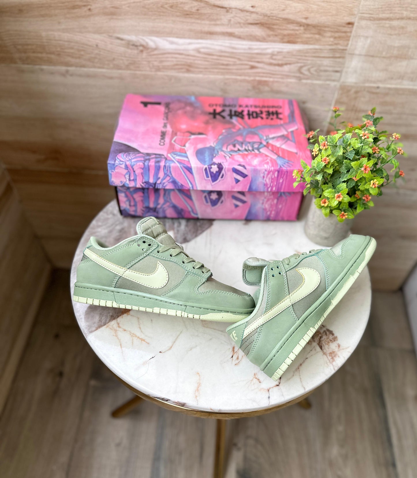 Nike Sb Dunk oil green oil aura