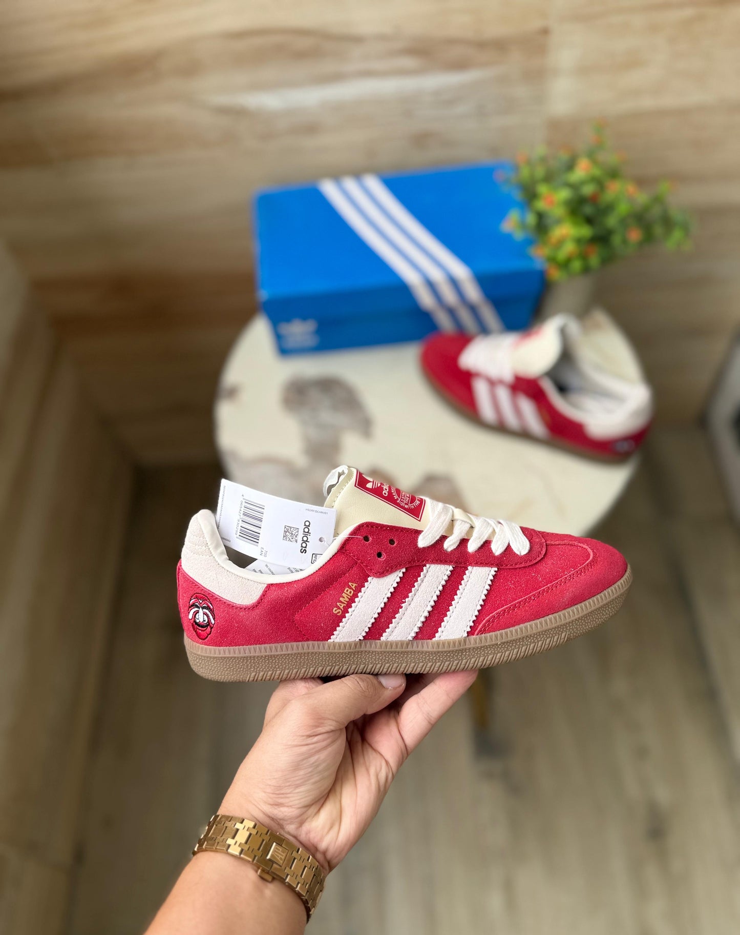 Adidas Originals Samba "Better Scarlet Off White" | Iconic Leather Sneakers