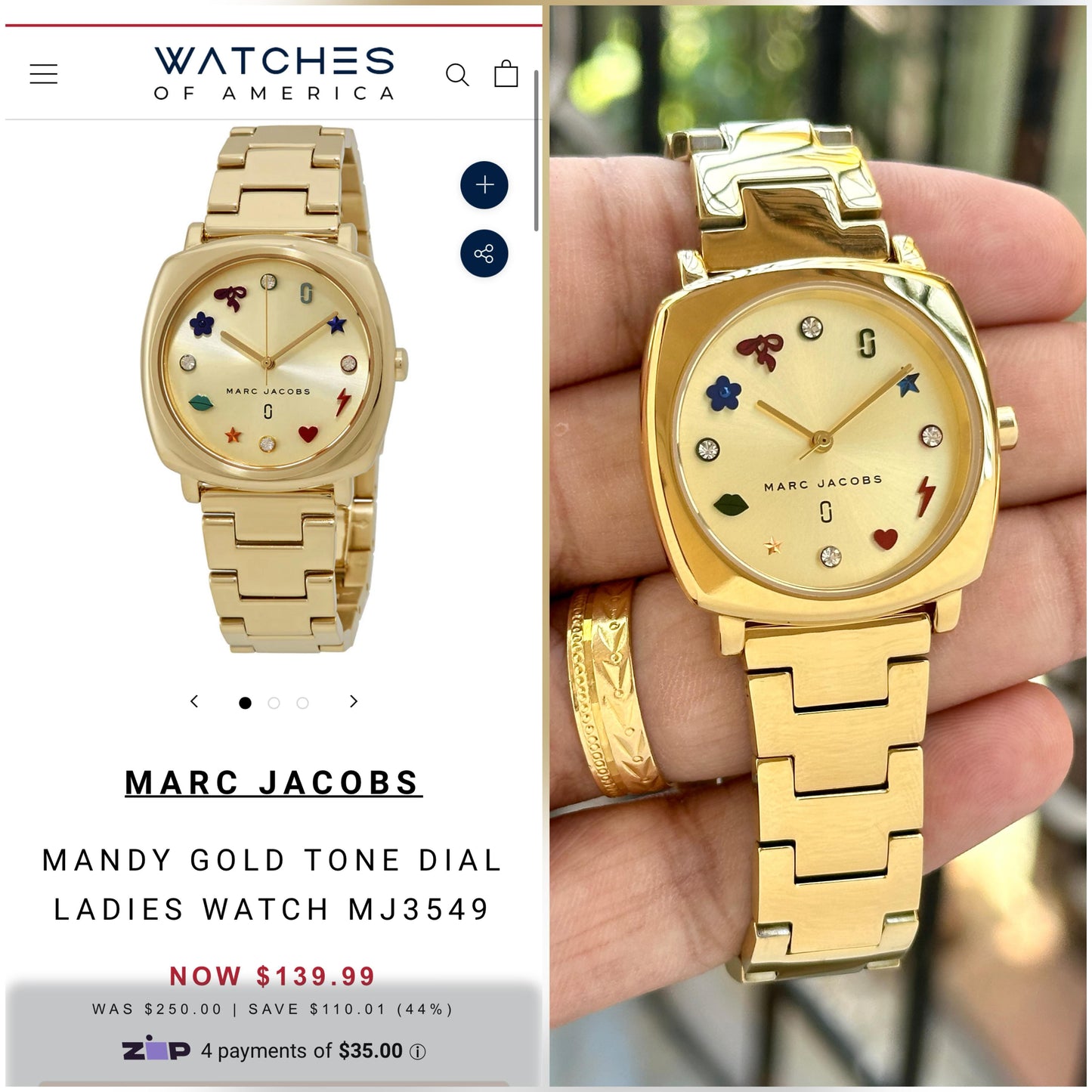 Marc Jacobs Women's Mandy Watch: Playful Elegance