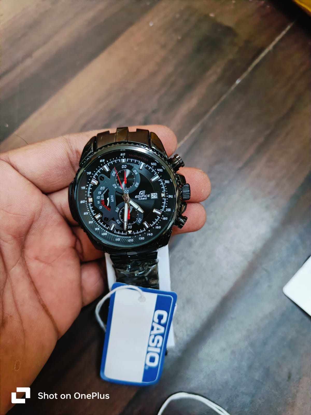 Men Casio Edifice Watch EF558SG1AVDF Chronograph