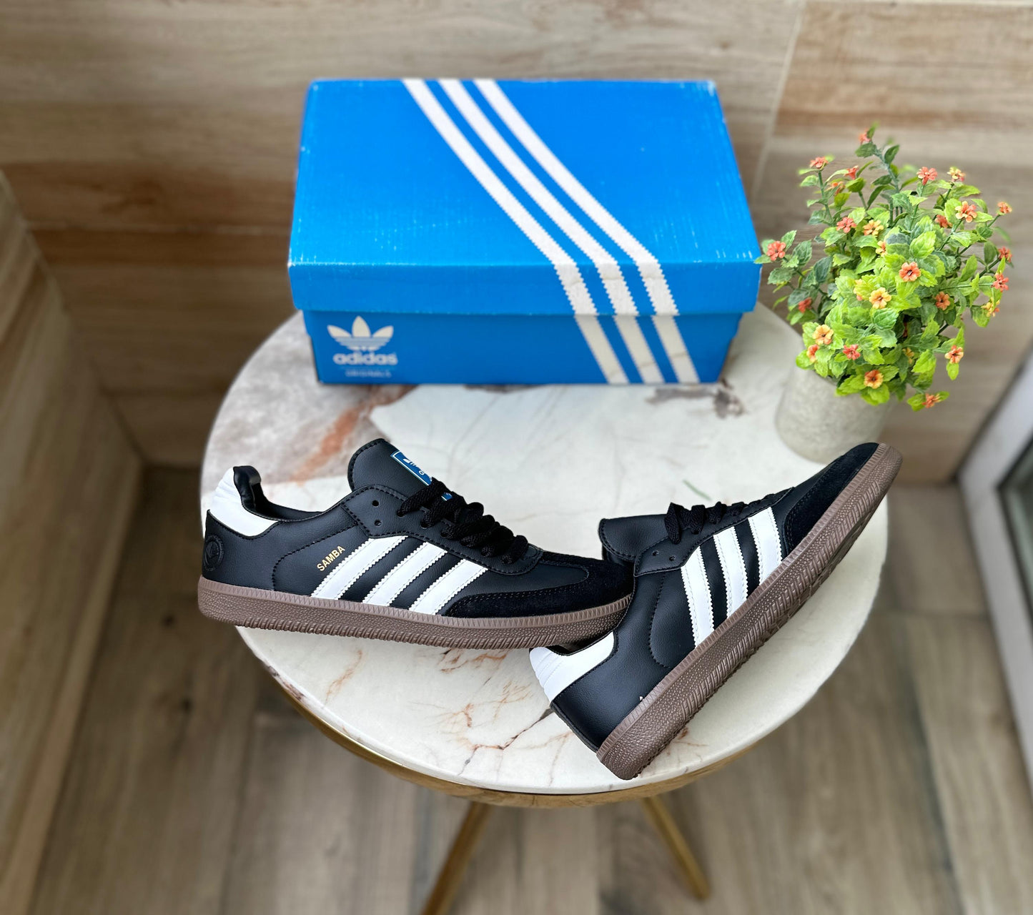 Unisex Adidas Originals Samba - Basic Black and White