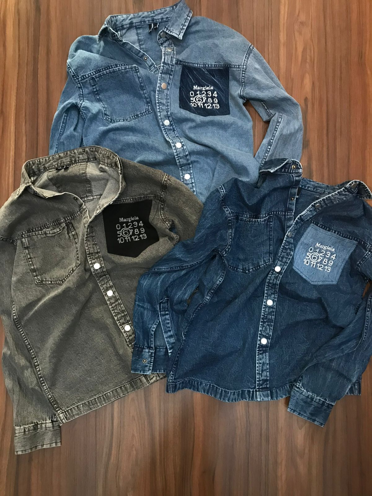 H&M Premium Denim Shirt Stretchable Jacket Style -