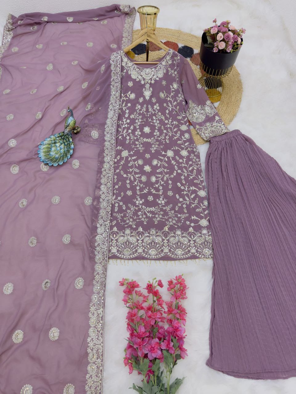 Party Sharara Suit &amp; Dupatta Set