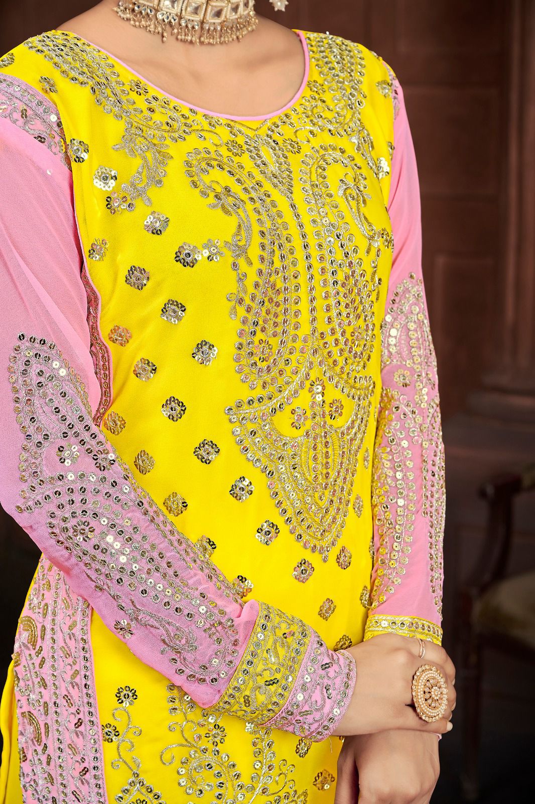 Party Wear Look Fancy Top-Dupatta and Fully Stitched Sharara*