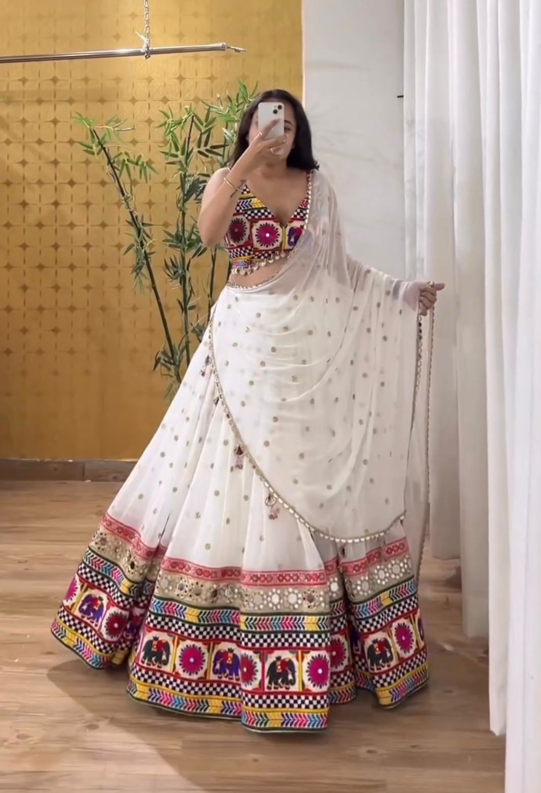 Snowflake Serenity Lehenga Choli