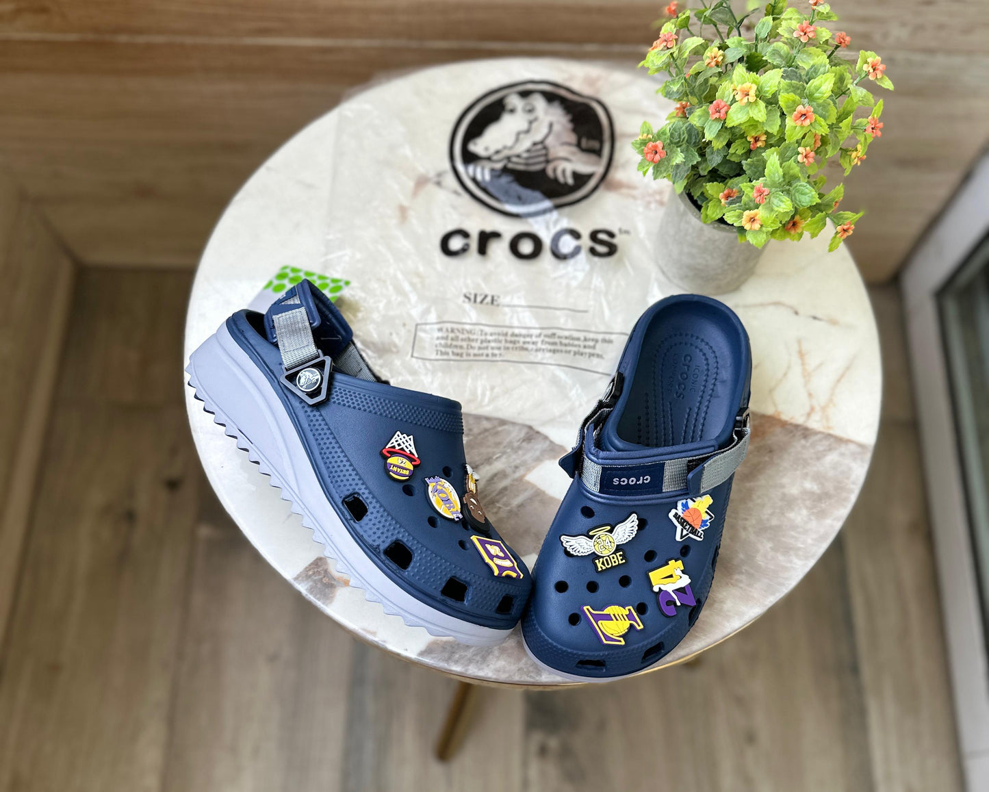 Crocs Lakers basketball