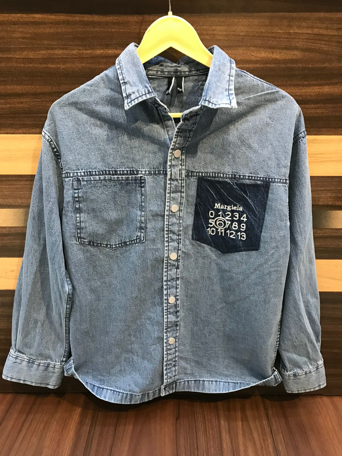 H&M Premium Denim Shirt Stretchable Jacket Style -