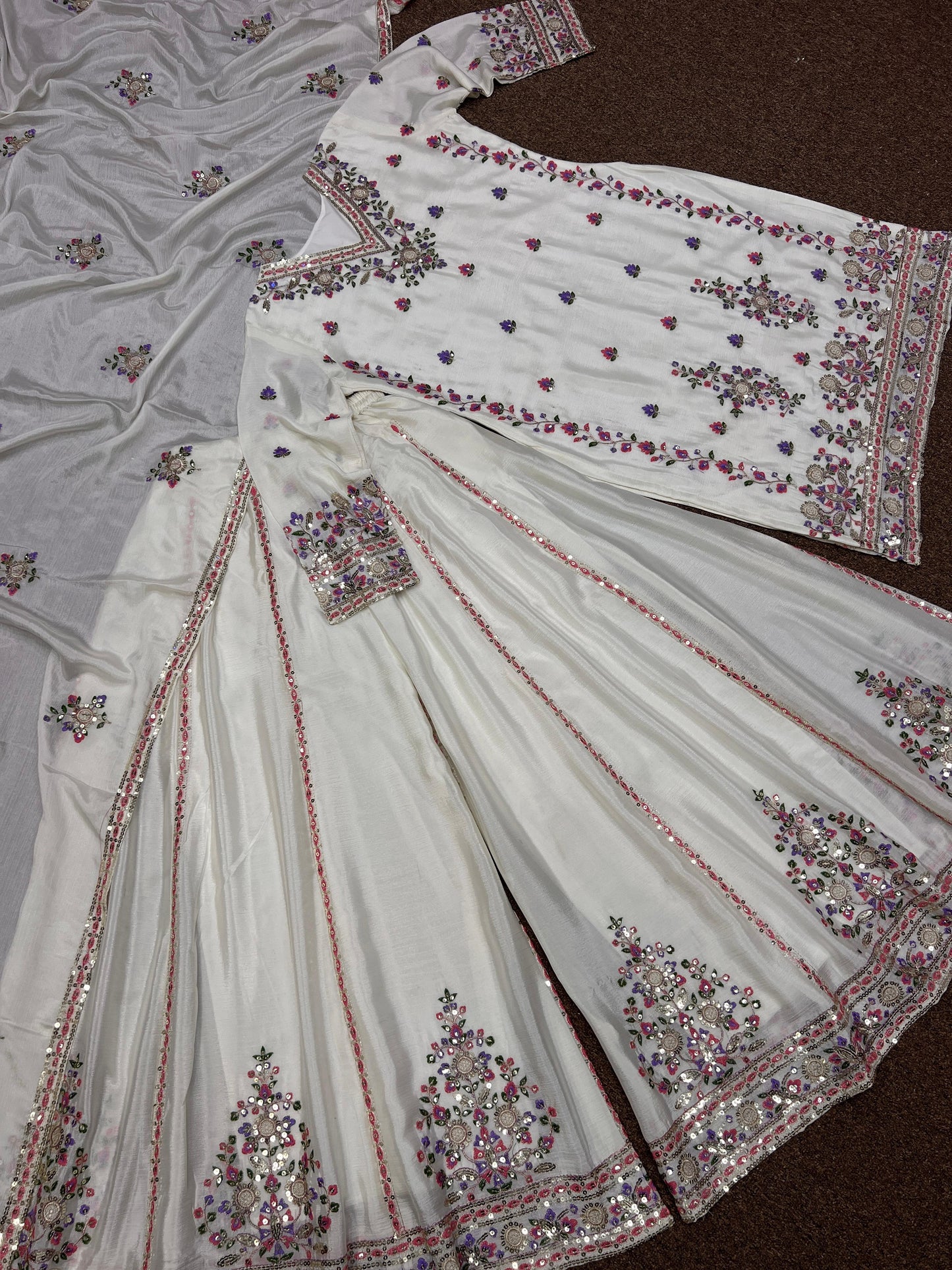 Heavy Sharara Suit For Wedding Party 2024