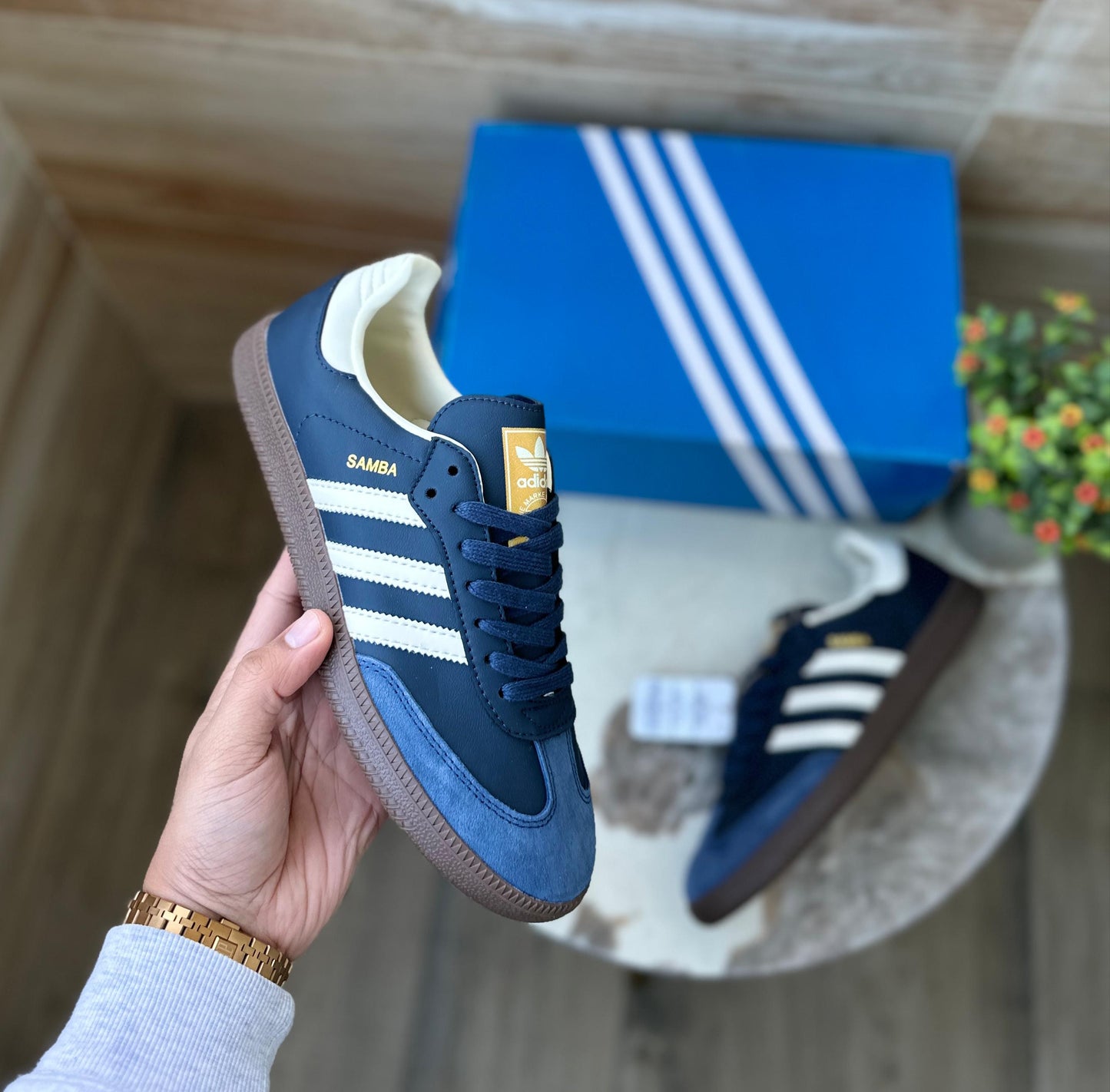 ADIDAS ORIGINALS
Unisex SAMBA OG Navy Blue Sneakers